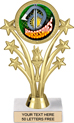 Shooting Stars Color Insert Trophy