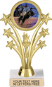 Shooting Stars Color Insert Trophy