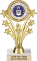 Shooting Stars Color Insert Trophy