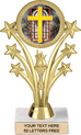 7 inch Shooting Stars Color Insert Trophy