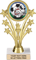 Shooting Stars Color Insert Trophy