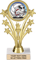 Shooting Stars Color Insert Trophy