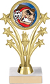 7 inch Shooting Stars Color Insert Trophy