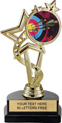 7 inch EXCLUSIVE Color Insert Trophy on Marble Tone Base