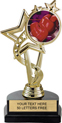 EXCLUSIVE Color Insert Trophy on Marble Tone Base