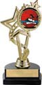 7 inch EXCLUSIVE Color Insert Trophy on Marble Tone Base