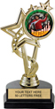 EXCLUSIVE Color Insert Trophy on Marble Tone Base