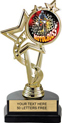 7 inch EXCLUSIVE Color Insert Trophy on Marble Tone Base
