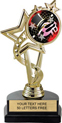 7 inch EXCLUSIVE Color Insert Trophy on Marble Tone Base