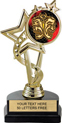 7 inch EXCLUSIVE Color Insert Trophy on Marble Tone Base