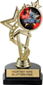 7 inch EXCLUSIVE Color Insert Trophy on Marble Tone Base