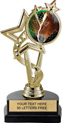 7 inch EXCLUSIVE Color Insert Trophy on Marble Tone Base
