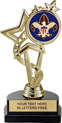 EXCLUSIVE Color Insert Trophy on Marble Tone Base