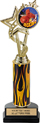 EXCLUSIVE Color Insert Trophy w/ Column on Marble Tone Base