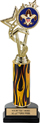 EXCLUSIVE Color Insert Trophy w/ Column on Marble Tone Base