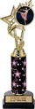 12.5 inch EXCLUSIVE Color Insert Trophy w/ Column on Marble Tone Base