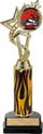 12.5 inch EXCLUSIVE Color Insert Trophy w/ Column on Marble Tone Base