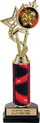 EXCLUSIVE Color Insert Trophy w/ Column on Marble Tone Base