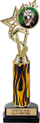 EXCLUSIVE Color Insert Trophy w/ Column on Marble Tone Base