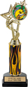EXCLUSIVE Color Insert Trophy w/ Column on Marble Tone Base