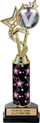 12.5 inch EXCLUSIVE Color Insert Trophy w/ Column on Marble Tone Base