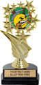 Color Insert Trophy on Marble Tone Base