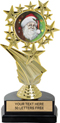 Color Insert Trophy on Marble Tone Base