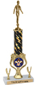 Trophy: Interchangeable Column w/ Insert riser & 2 Trims