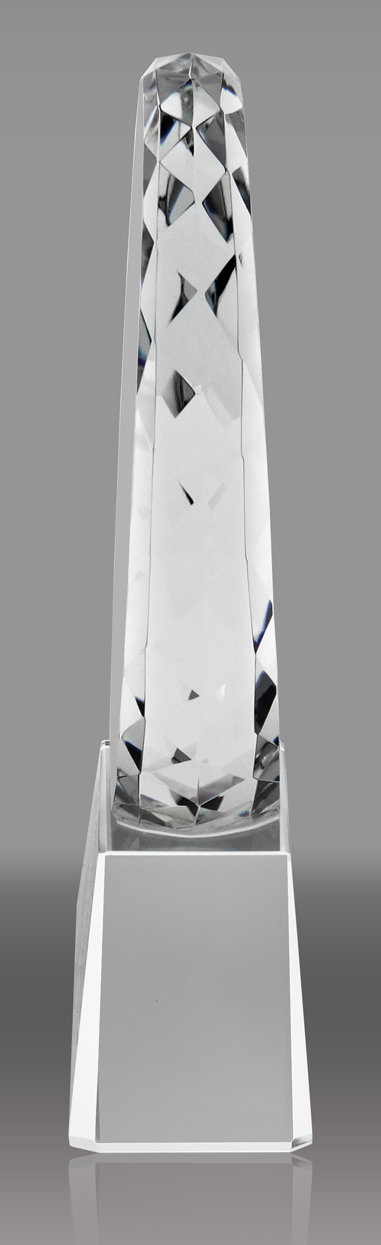 Eclipse Faceted Crystal Award - 6.5 inch - Trophy Depot