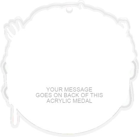 Zombie Walk Colorix-M Acrylic Medal- 3.75 inch