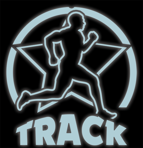 Track Male Glow Medal