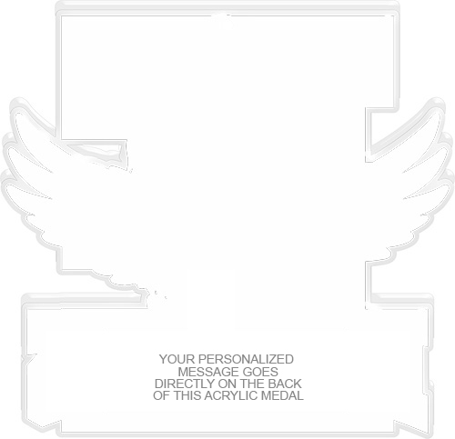 Eagles Mascot Colorix-M Acrylic Medal