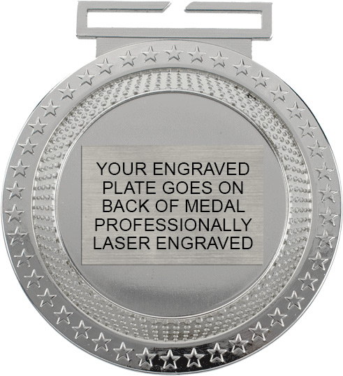 Basketball Dual Plated Diecast Medal