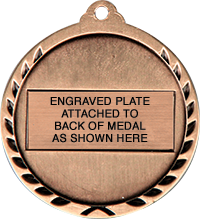 Swimming Dimensional Medal- Bronze