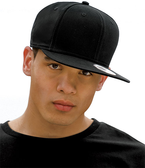 Custom Embroidered Flat Bill Snapback Cap