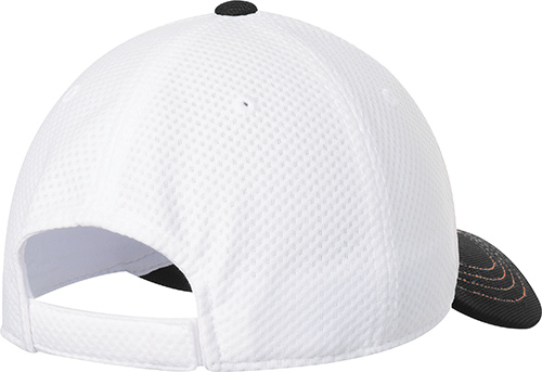 Custom Embroidered Piped Mesh Back Cap