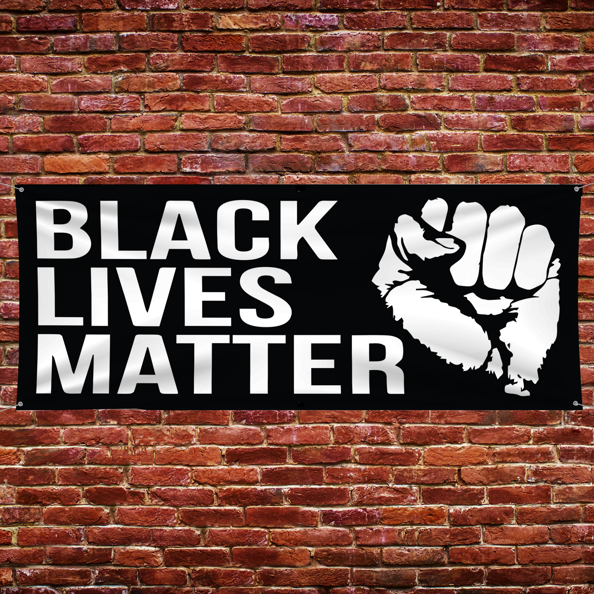 Black Lives Matter - Fist - Vinyl Banner