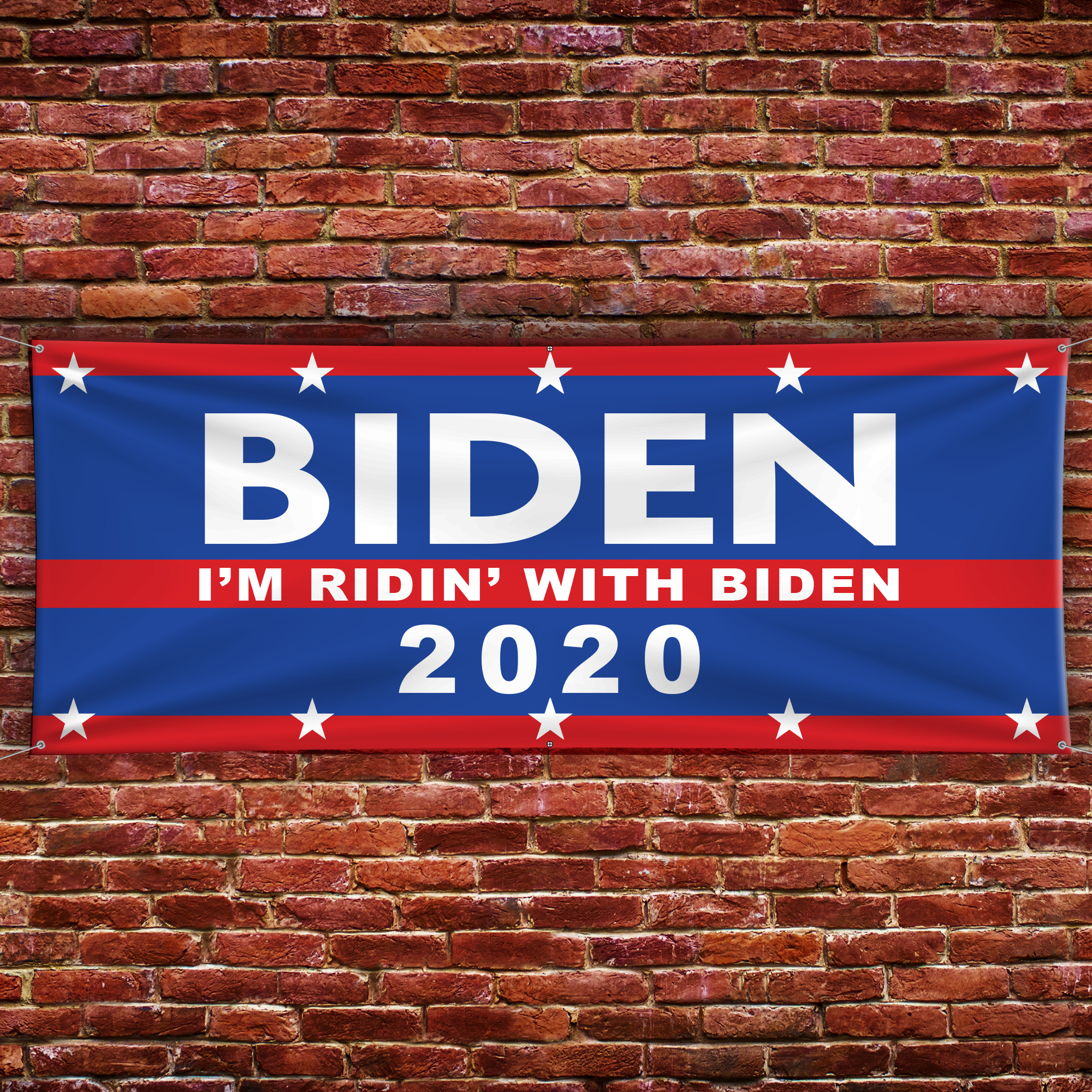 Ridin with Biden Vinyl Banner