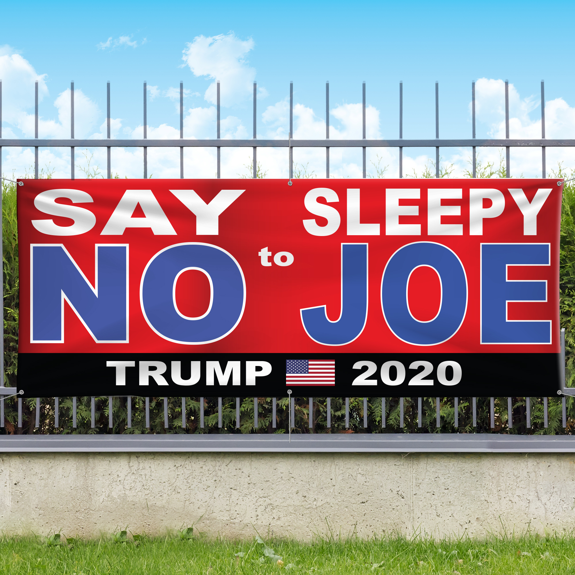 Say No to Sleepy Joe Vinyl Banner