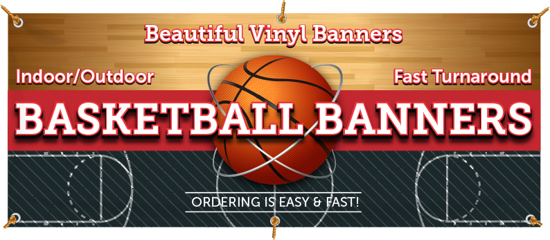 Vinyl Basketball Banners