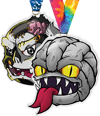 Exclusive Zomball Colorix-M Acrylic XL Medals