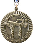 Martial Arts Male 5 Star Medal