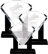 Diamond Themed Acrylic Awards