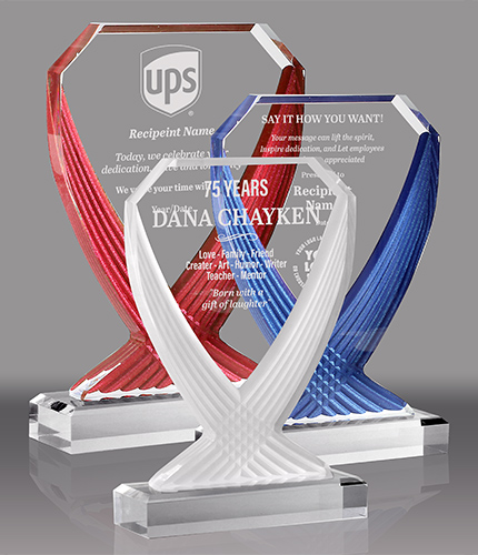 Skittles Acrylic Award Trophy 7.5" Free p&p & Engraving 