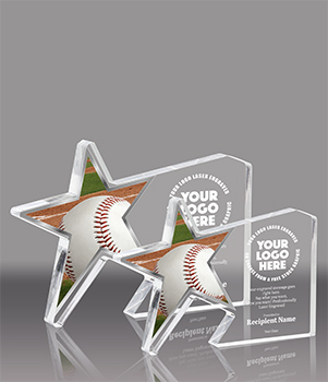 Baseball Galaxy Star Acrylic Awards