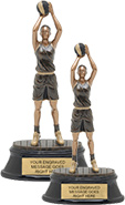 Basketball Female Power Trophies