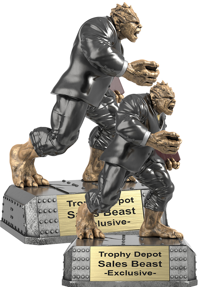 Sales Beast Sculpture Trophies