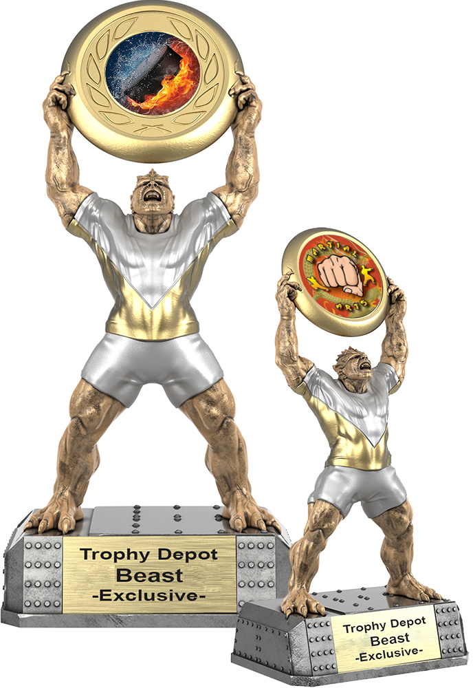 Insert Holder Beast Sculpture Trophies - Stock
