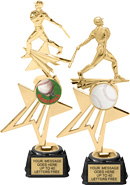 Baseball Star Fire Trophies