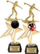 Bowling Star Fire Trophies